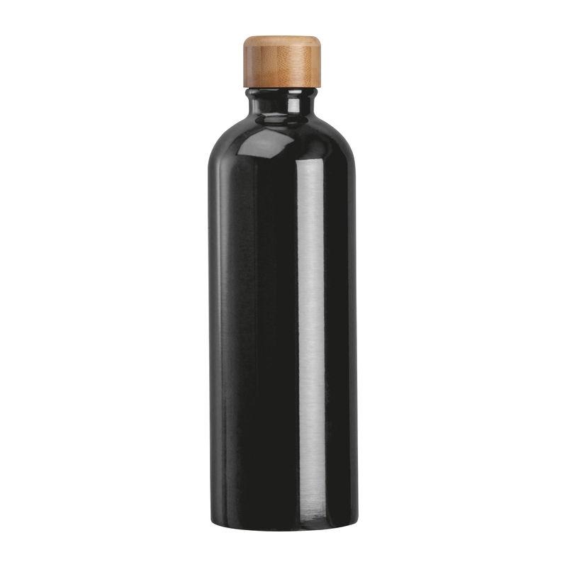 Sticlă din oțel inoxidabil cu carabină, 750 ml Negru