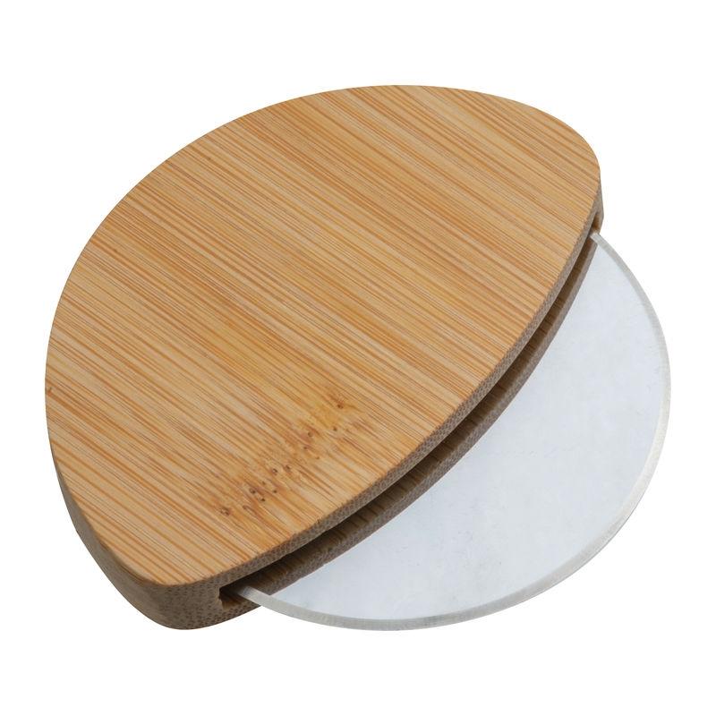 Cutter pentru pizza din bambus Beige
