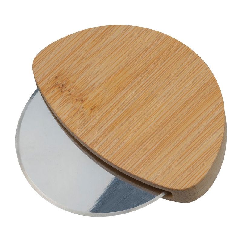 Cutter pentru pizza din bambus Beige