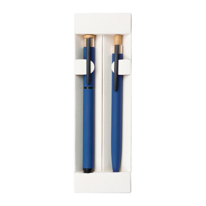Set de scris din aluminiu reciclat Albastru