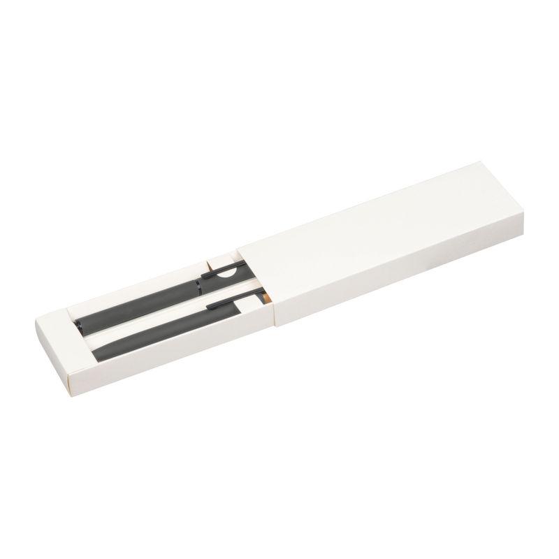 Set de scris din aluminiu reciclat Gri închis