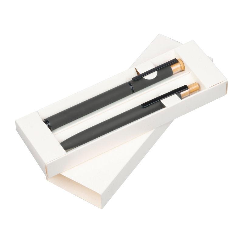 Set de scris din aluminiu reciclat Gri închis