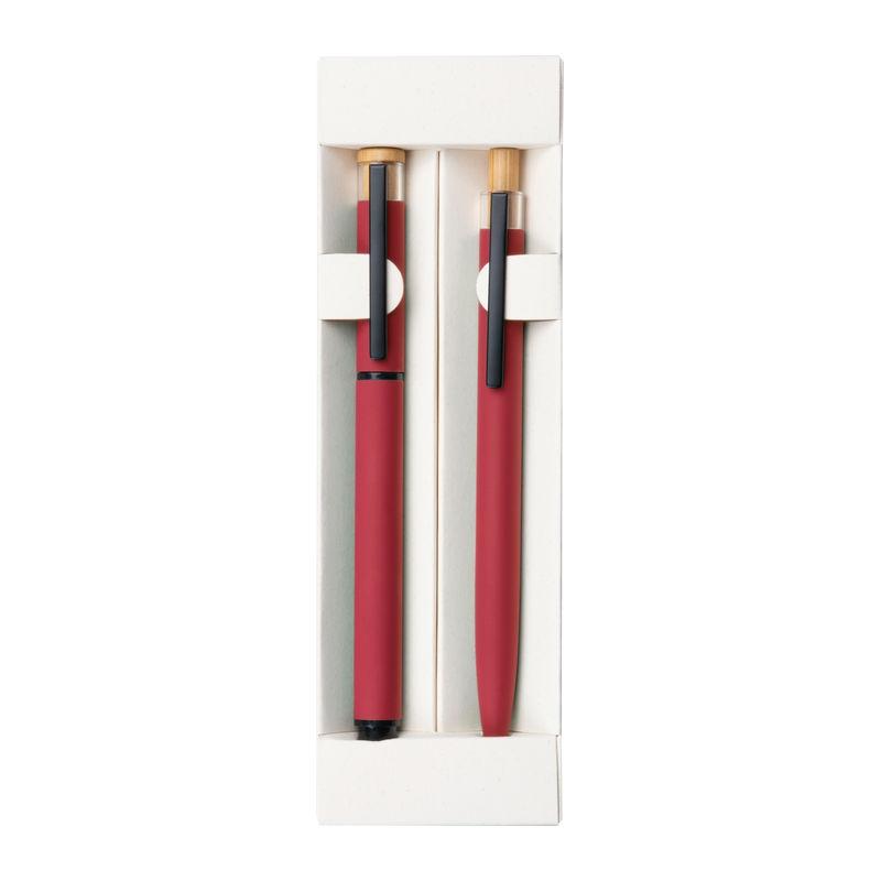 Set de scris din aluminiu reciclat Roșu