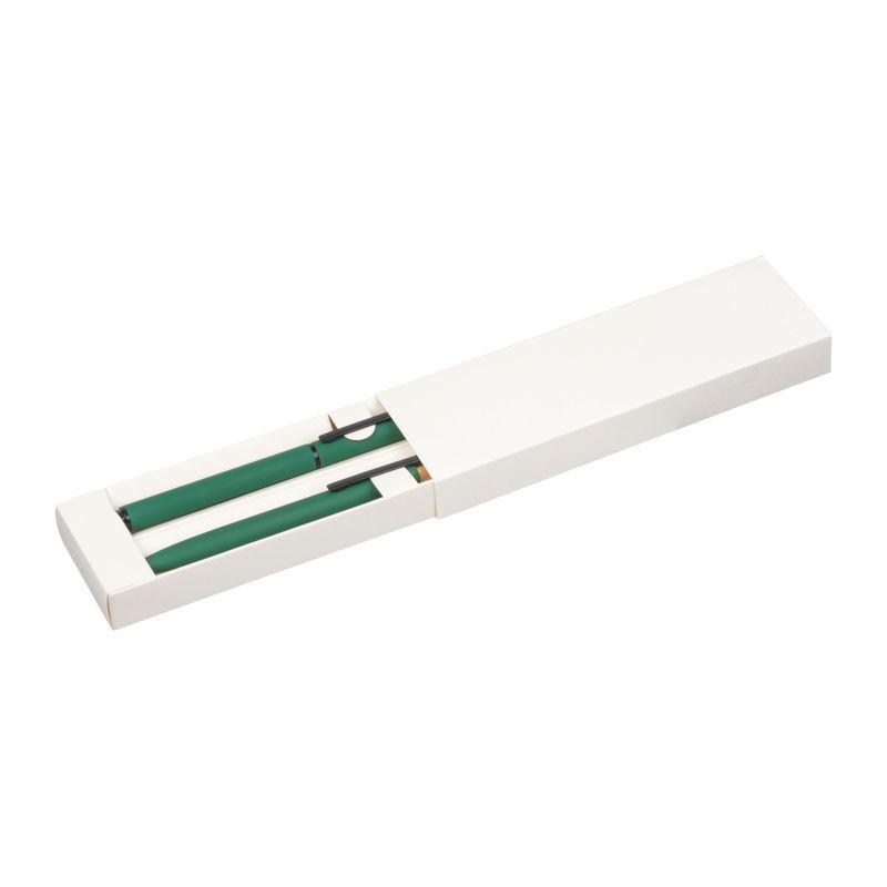Set de scris din aluminiu reciclat Verde Inchis