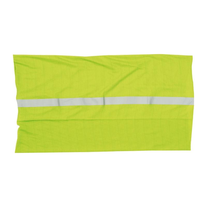 Fular tip bandană cu bandă reflectorizantă Galben
