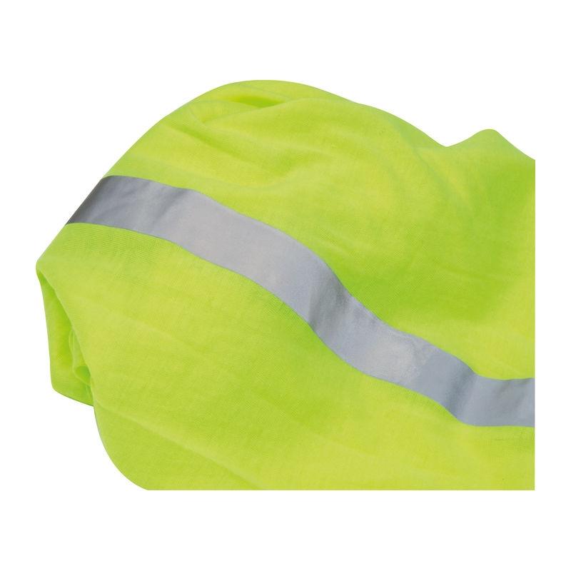 Fular tip bandană cu bandă reflectorizantă Galben