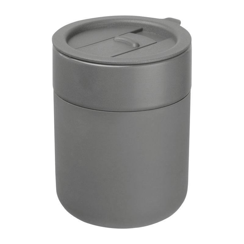 Cană ceramică cu înveliș din silicon, 340 ml