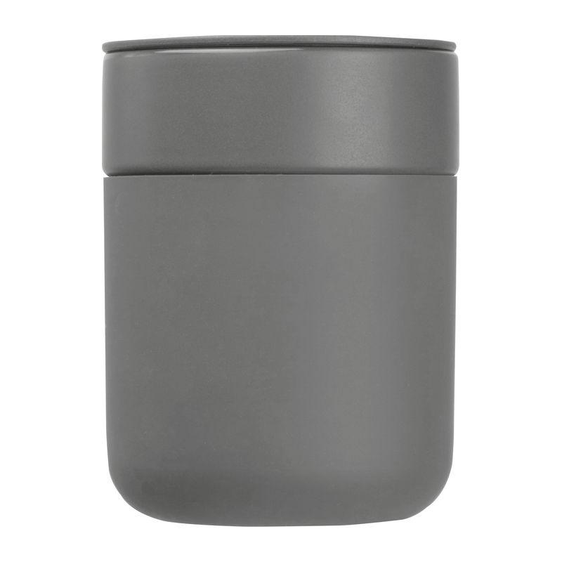 Cană ceramică cu înveliș din silicon, 340 ml Gri