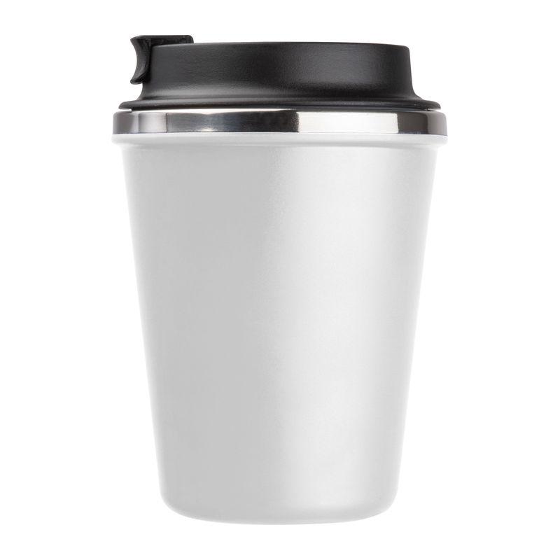 Pahar din oțel inoxidabil cu perete dublu, 350 ml Alb