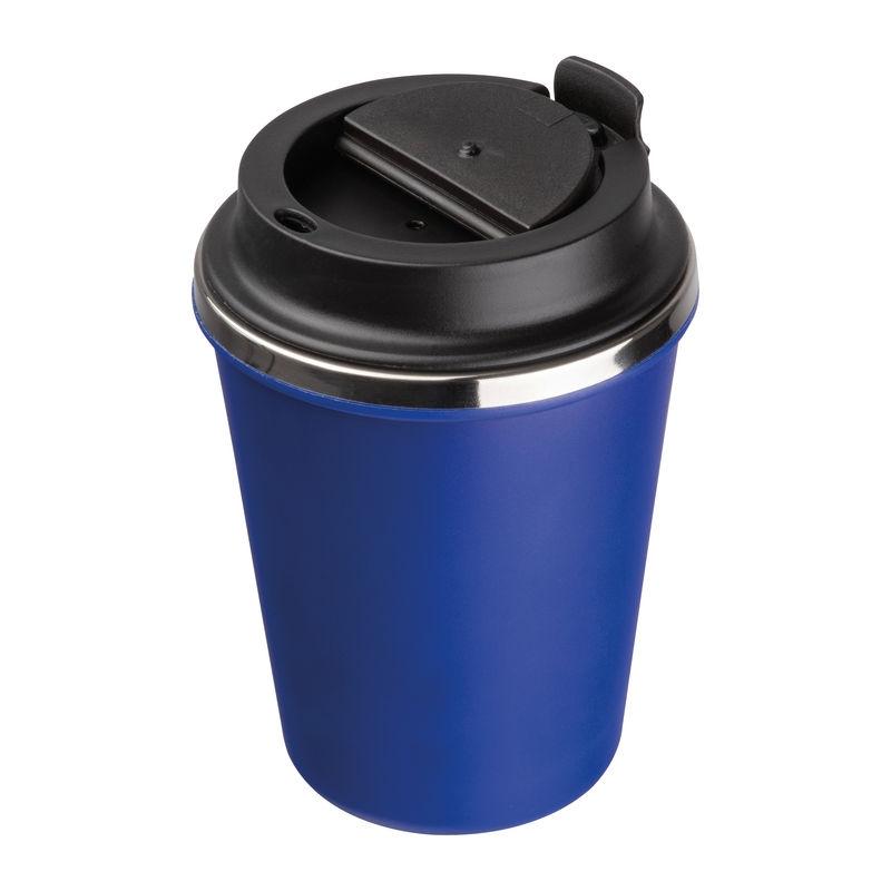 Pahar din oțel inoxidabil cu perete dublu, 350 ml Albastru