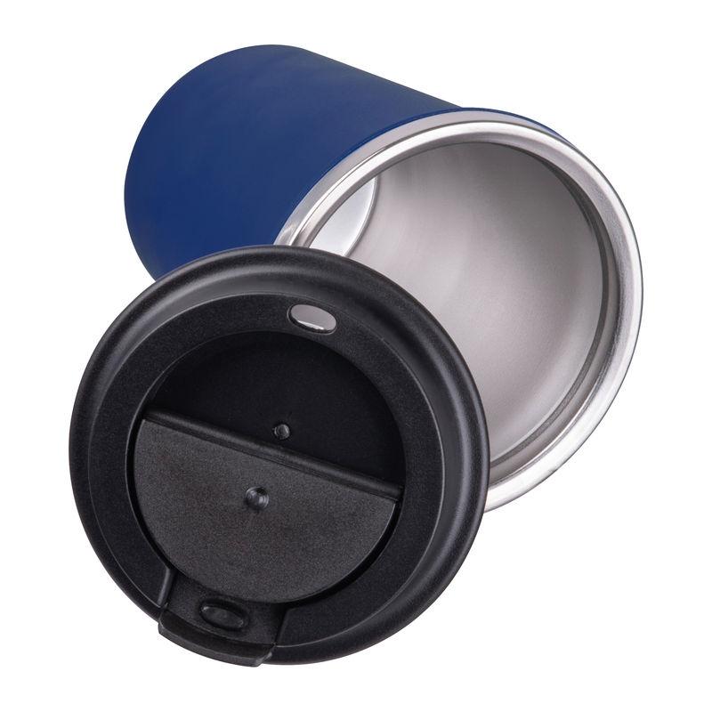 Pahar din oțel inoxidabil cu perete dublu, 350 ml Albastru închis