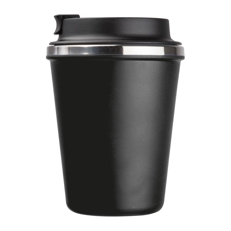 Pahar din oțel inoxidabil cu perete dublu, 350 ml Negru