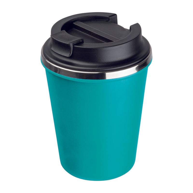 Pahar din oțel inoxidabil cu perete dublu, 350 ml Turquoise