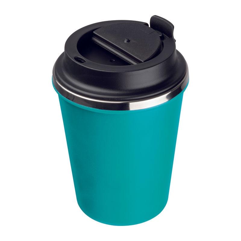 Pahar din oțel inoxidabil cu perete dublu, 350 ml Turquoise