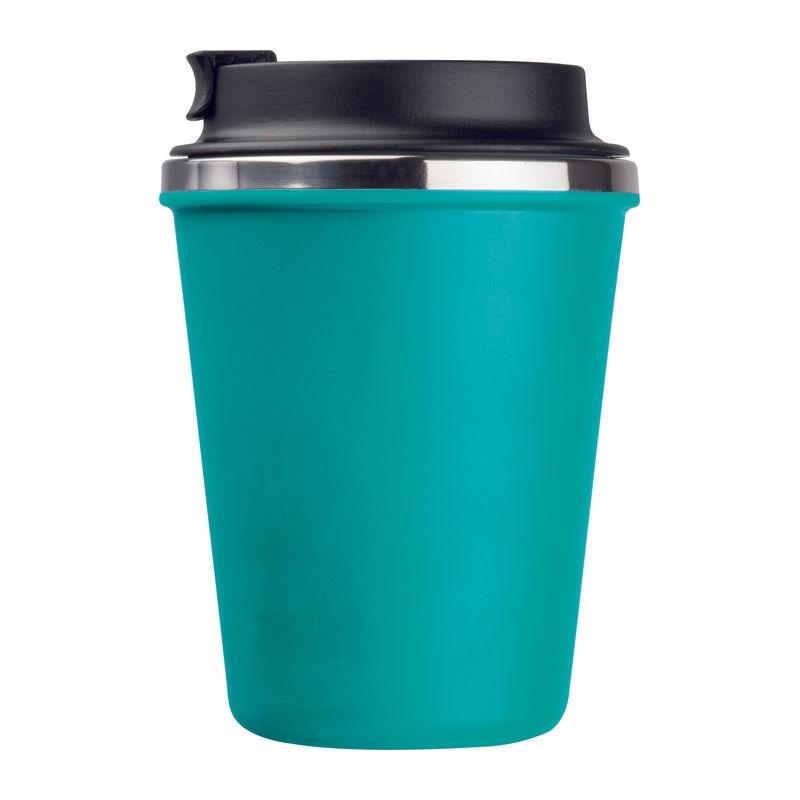 Pahar din oțel inoxidabil cu perete dublu, 350 ml Turquoise
