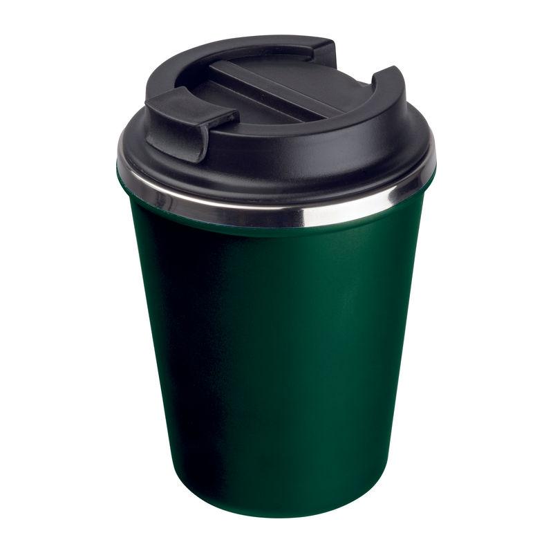 Pahar din oțel inoxidabil cu perete dublu, 350 ml Verde Inchis