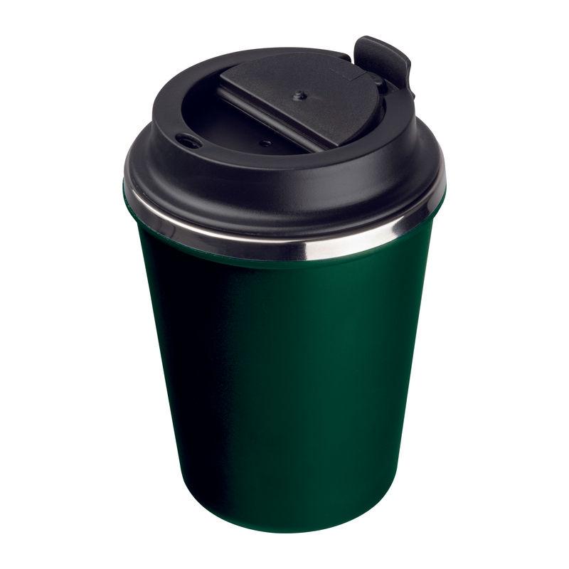 Pahar din oțel inoxidabil cu perete dublu, 350 ml Verde Inchis