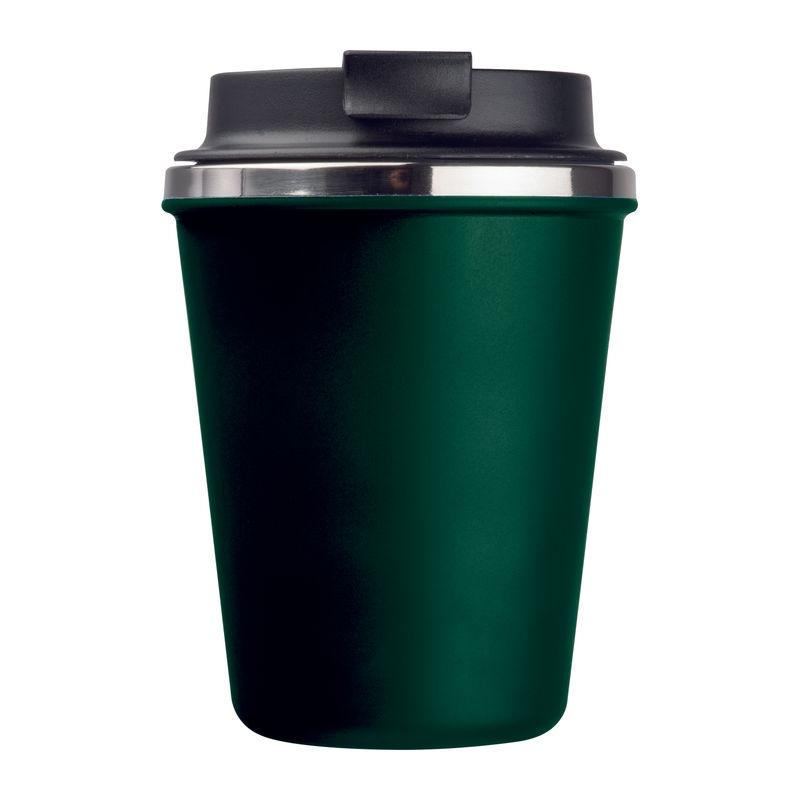 Pahar din oțel inoxidabil cu perete dublu, 350 ml Verde Inchis