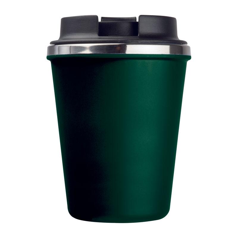 Pahar din oțel inoxidabil cu perete dublu, 350 ml Verde Inchis