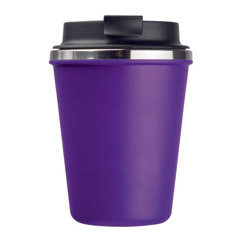 Pahar din oțel inoxidabil cu perete dublu, 350 ml Mov