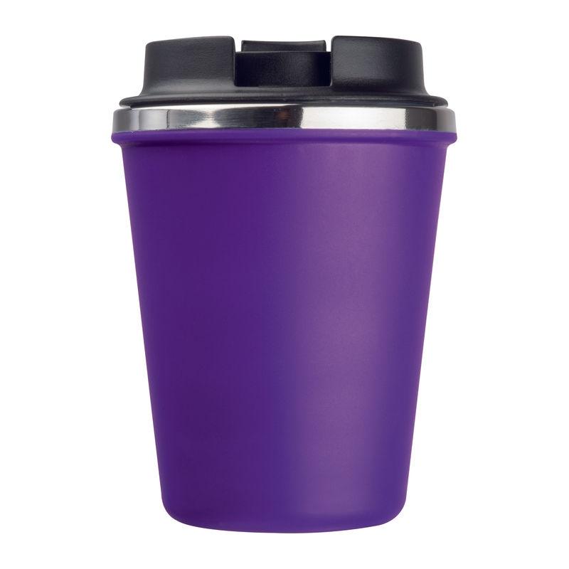 Pahar din oțel inoxidabil cu perete dublu, 350 ml Mov