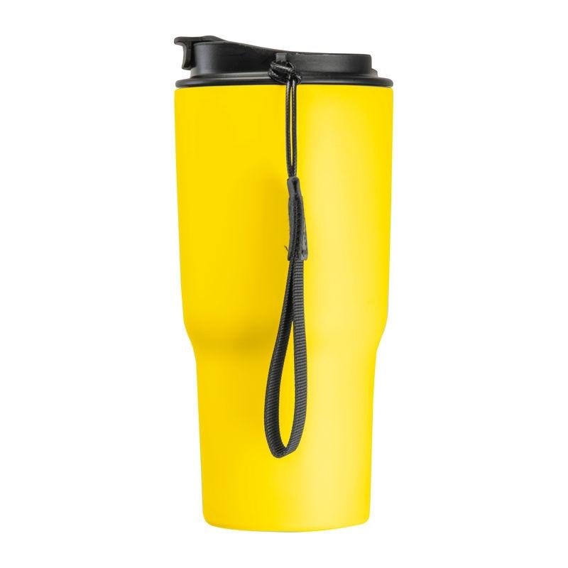 Pahar de băut din oțel inoxidabil, 550 ml Galben