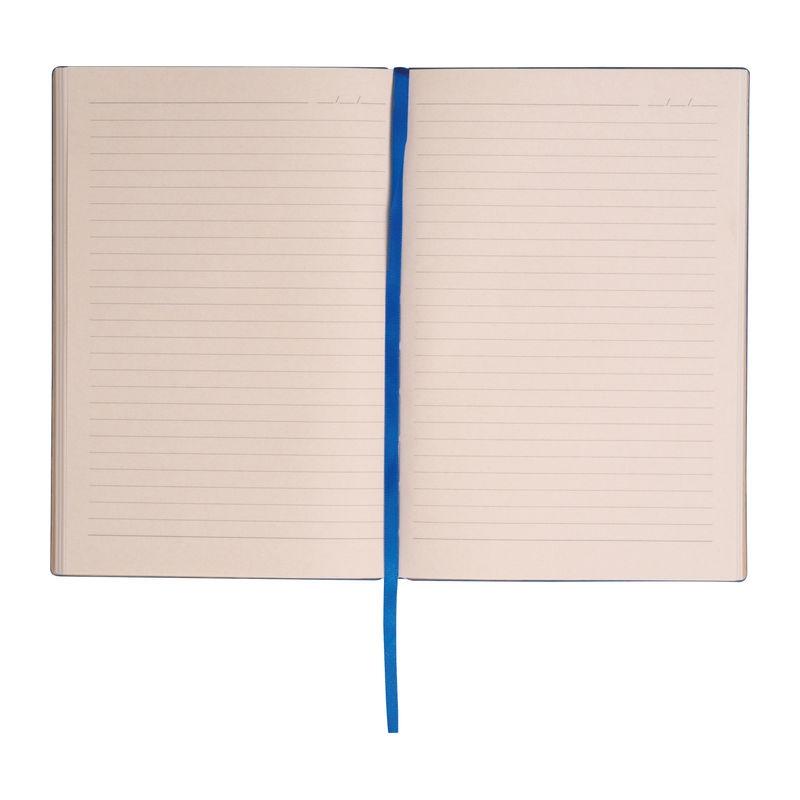 Caiet A5 cu copertă moale PU Stripes Albastru