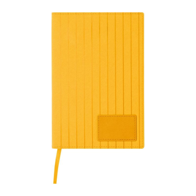 Caiet A5 cu copertă moale PU Stripes Galben