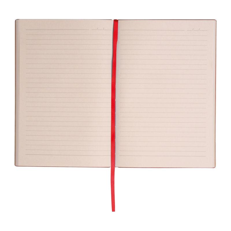 Caiet A5 cu copertă moale PU Stripes Roșu