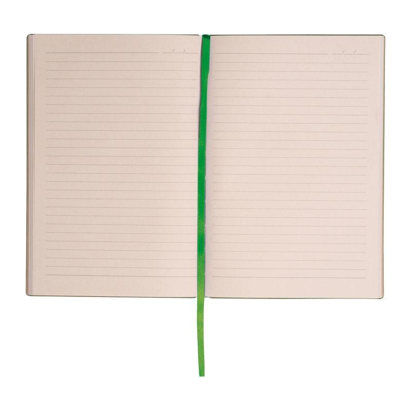 Caiet A5 cu copertă moale PU Stripes Verde