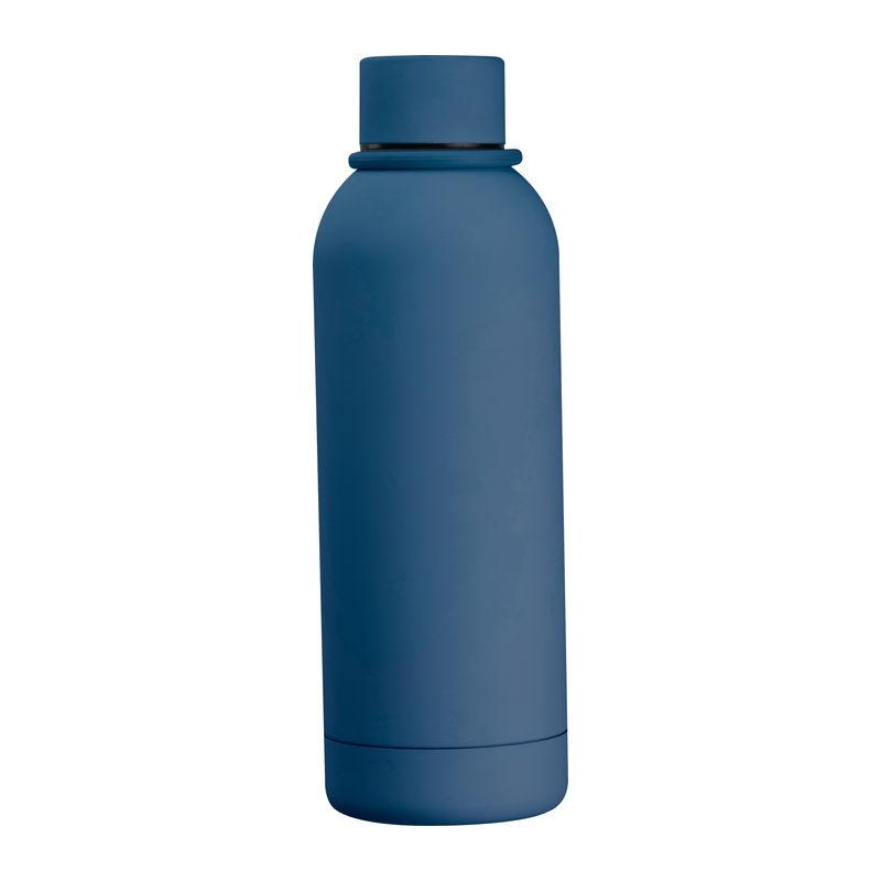 Sticlă de băut cauciucată cu mâner, 500 ml Albastru închis
