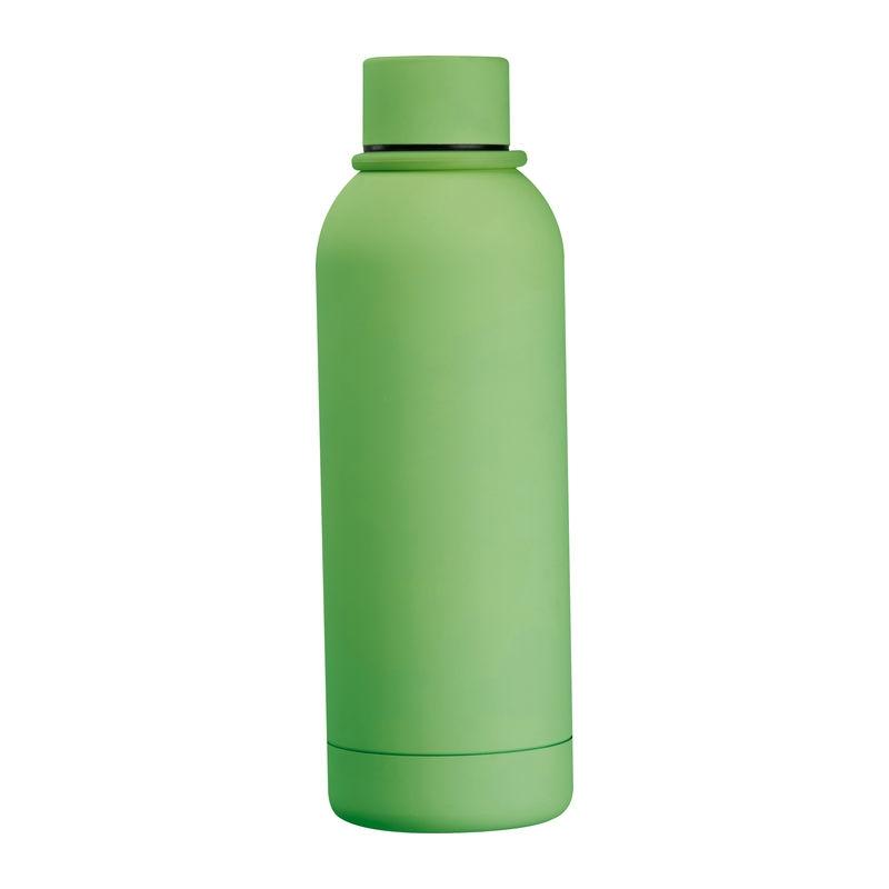 Sticlă de băut cauciucată cu mâner, 500 ml LIght Green