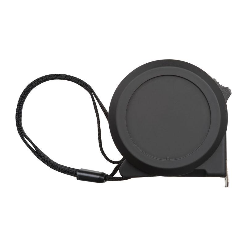 Ruletă din oțel cu carcasă din plastic, 5 m Negru