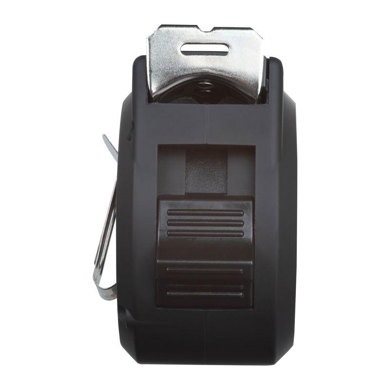 Ruletă din oțel cu carcasă din plastic, 5 m Negru