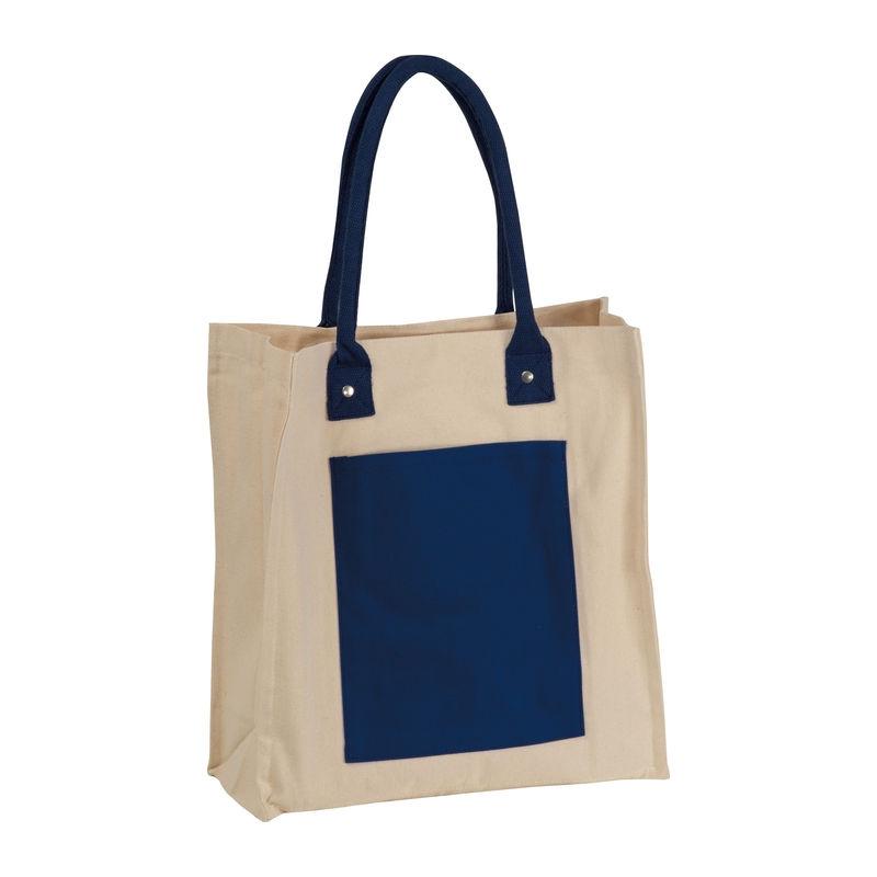 Sacoșă de cumpărături canvas cu mânere lungi