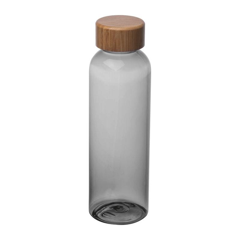 Sticlă de băut PET cu capac din bambus, 500 ml