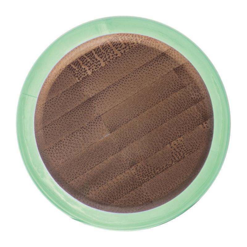 Sticlă de băut PET cu capac din bambus, 500 ml Verde