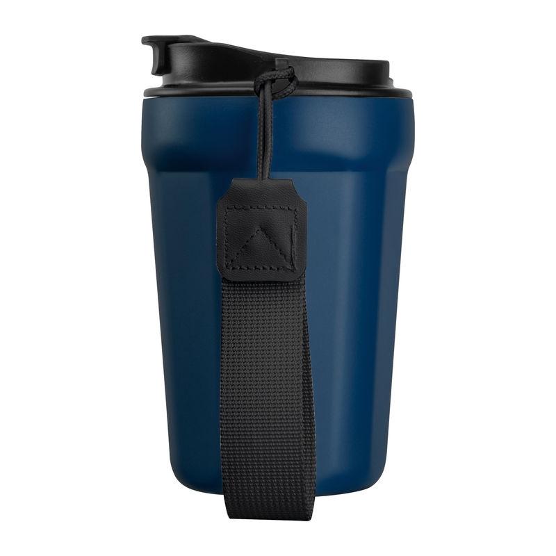 Pahar din oțel inoxidabil pentru voiaj, 350 ml Albastru închis