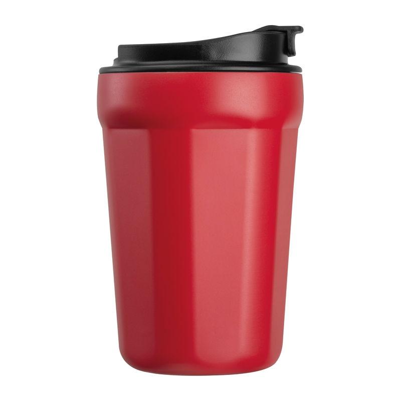 Pahar din oțel inoxidabil pentru voiaj, 350 ml Roșu