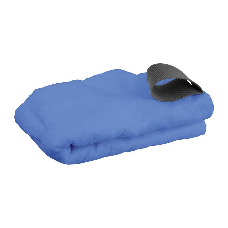 Prosop din microfibră cu bandă elastică Albastru