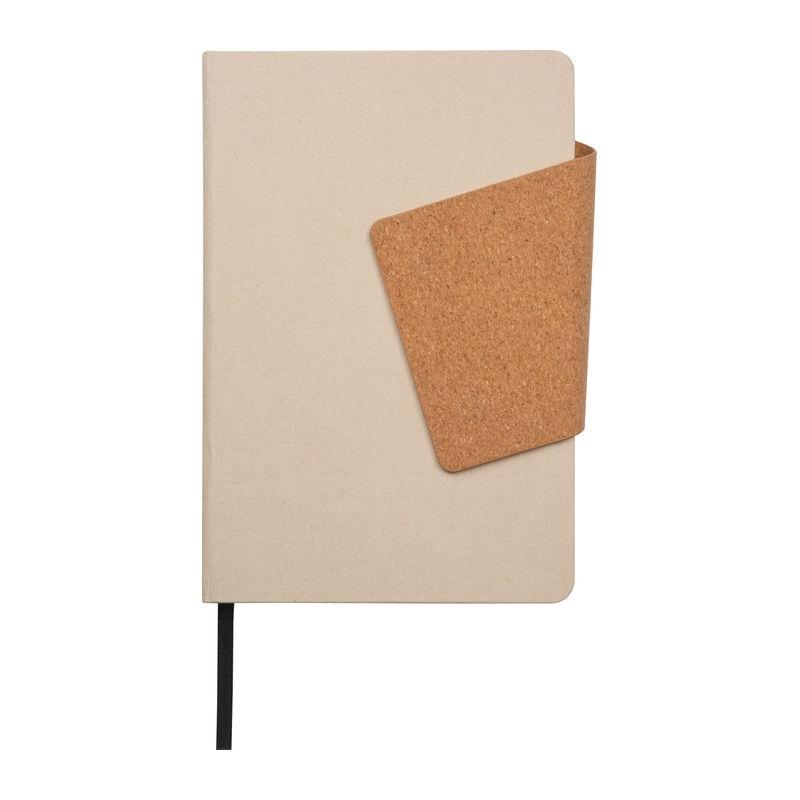 Notes A5 cu copertă din carton de lapte reciclat Beige