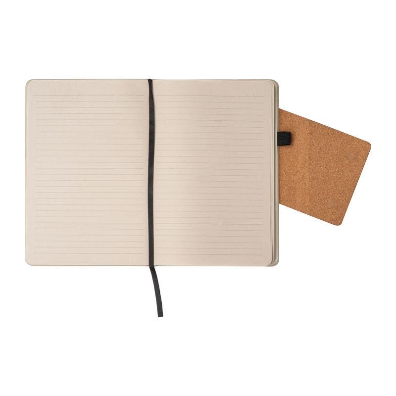 Notes A5 cu copertă din carton de lapte reciclat Beige
