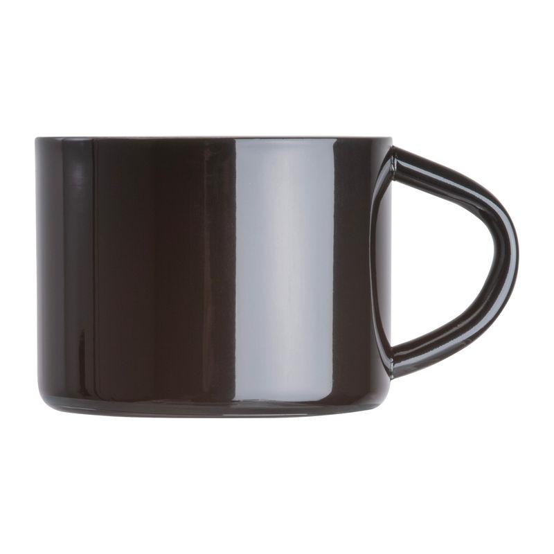 Cană espresso din oțel inoxidabil, 80 ml Negru