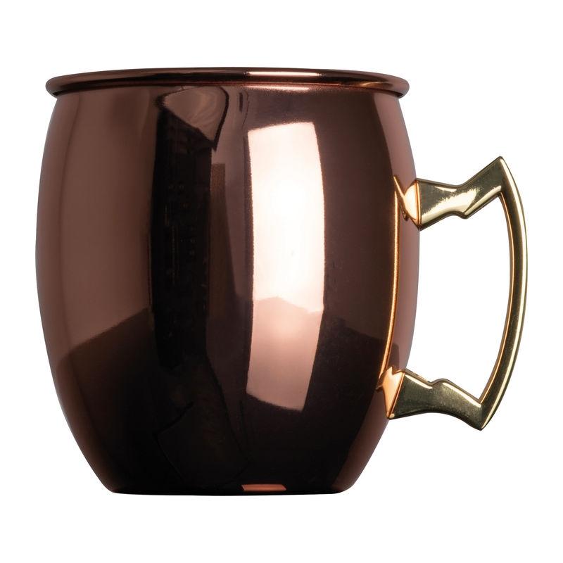 Cană Moscow Mule cu înveliș din cupru, 500 ml Rosu
