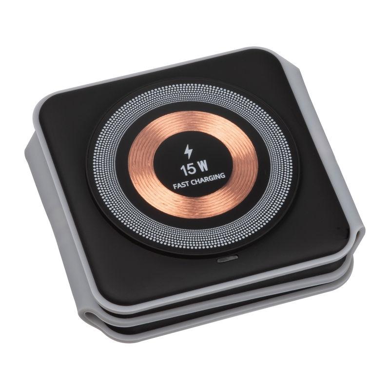 Încărcător wireless 3 în 1 Negru