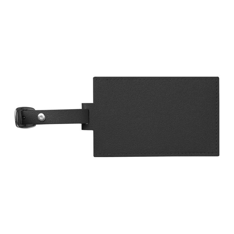 Etichetă pentru bagaj din piele artificială Negru