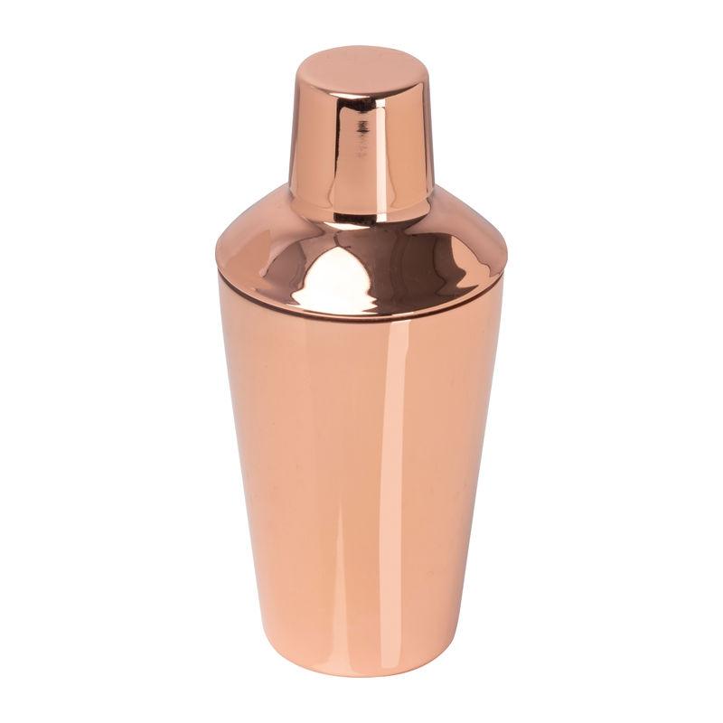 Shaker pentru cocktail cu înveliș din cupru, 500 ml Rosu