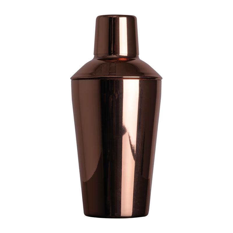Shaker pentru cocktail cu înveliș din cupru, 500 ml Rosu