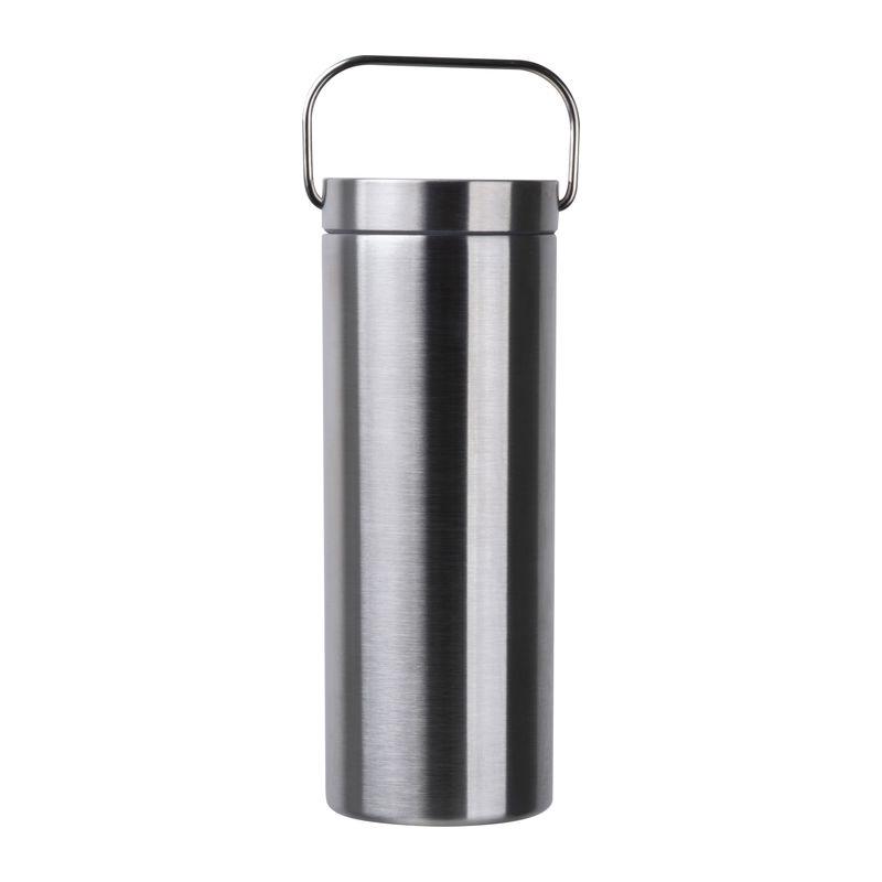 Sticlă din oțel inoxidabil vidată, 600 ml Gri