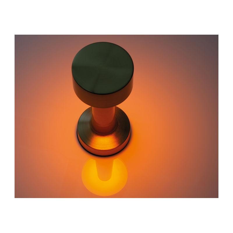 Lampă de birou din oțel inoxidabil cu acumulator Rosu